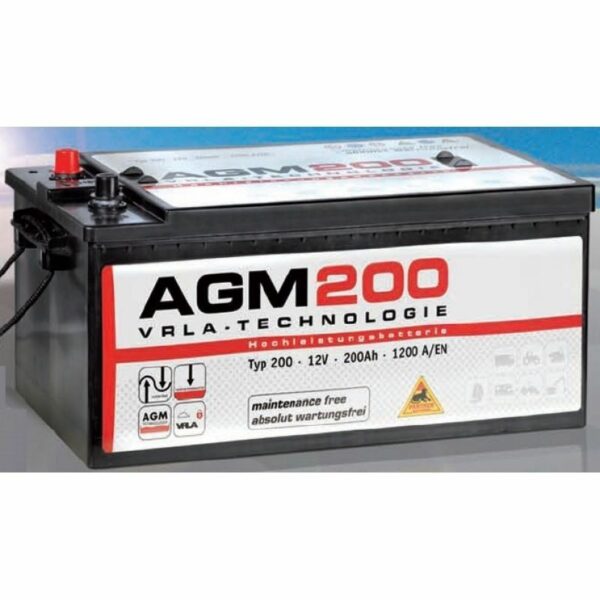 Batteria accumulatore Panther AGM - VRLA 200 A 12 V
