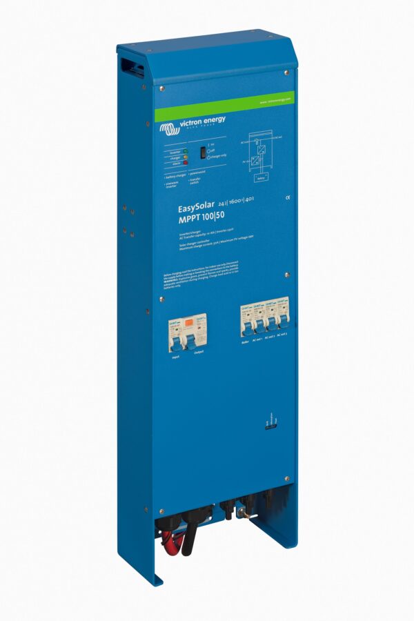 Inverter Victron Energy EasySolar 12/1600/70-16 MPPT 100/50 Caricabatterie switch rete sinusoidale pura - immagine 3
