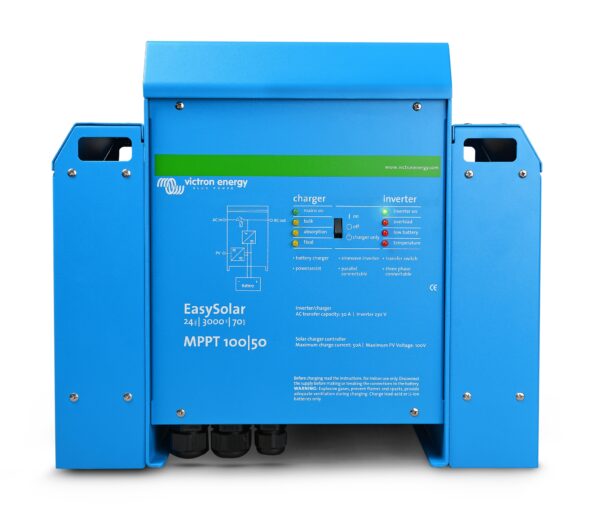 Inverter Victron Energy EasySolar 24/3000/70 MPPT 150/70 Color Control Caricabatterie switch rete sinusoidale pura