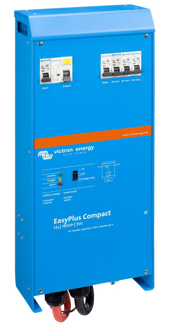 Inverter Victron Energy EasyPlus Compact 12/1600/70-16 Caricabatterie switch rete sinusoidale pura - immagine 4