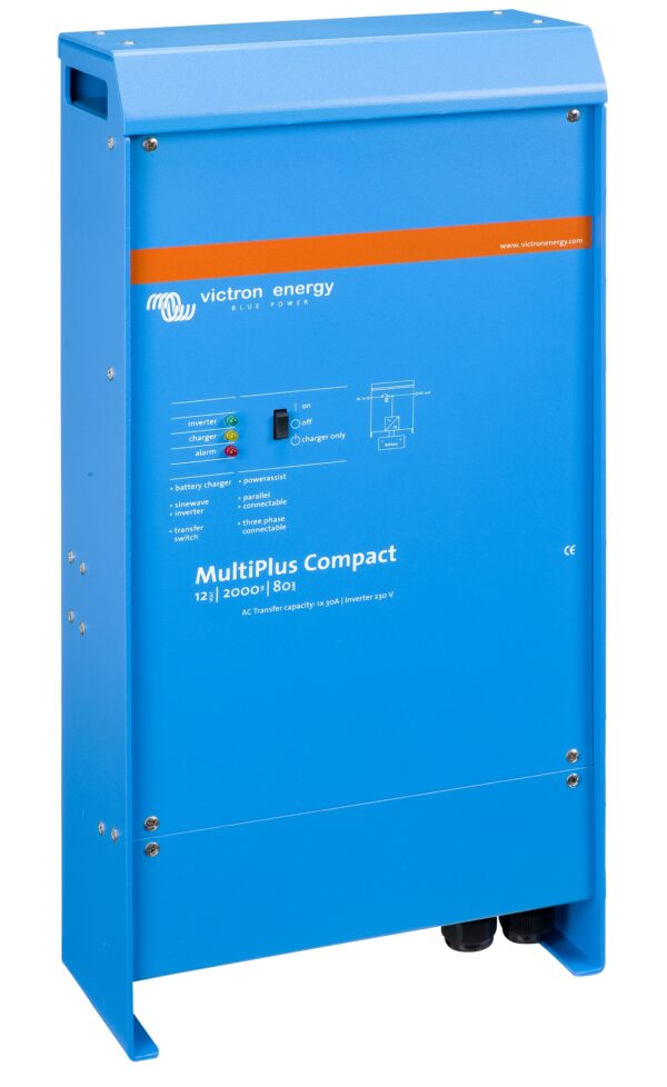 Inverter Victron Energy MultiPlus 48/3000/35-16 Caricabatterie switch rete sinusoidale pura certificato ENEL CEI-021 - immagine 3