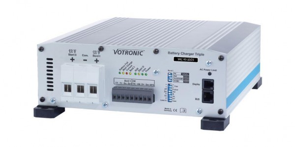 Votronic VAC 45-10/25 Combinazione convertitore di carica caricabatteria triplo