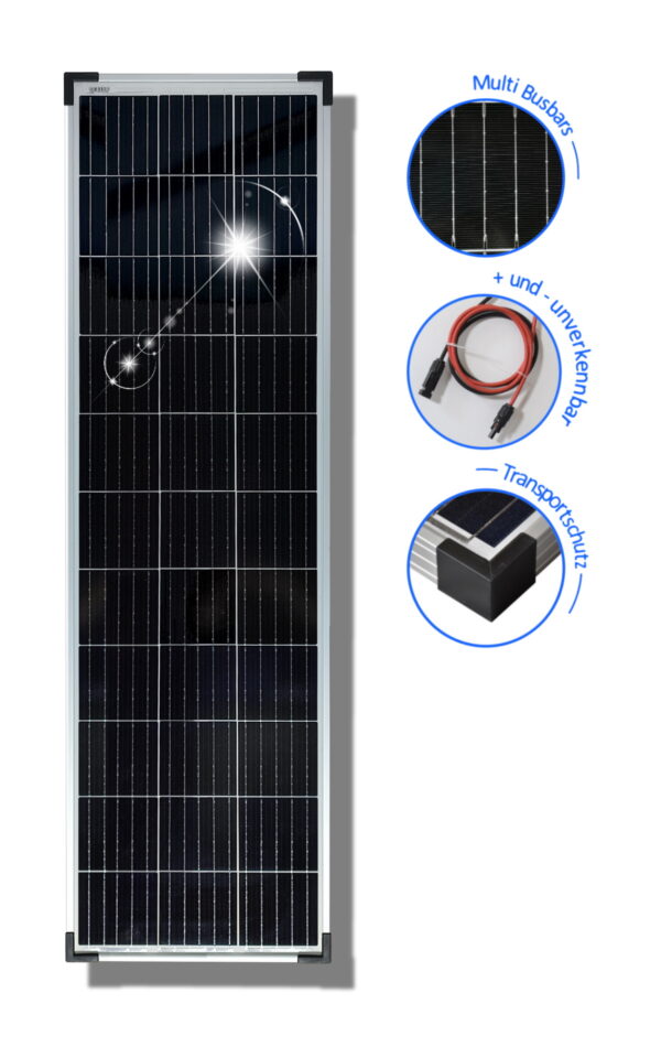 Modulo solare preVent PERC monocristallino 80W 12V