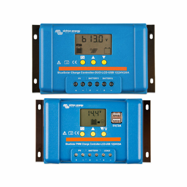 Regolatore di Carica PWM BlueSolar LCD e USB